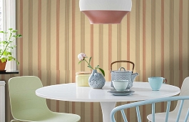 Обои St Remy Rose Fabric фото в интерьере кухни превью