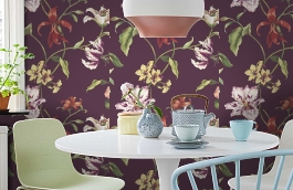 Обои 40109F фото в интерьере кухни превью