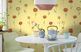 Обои 839-F-96103 фото в интерьере кухни превью