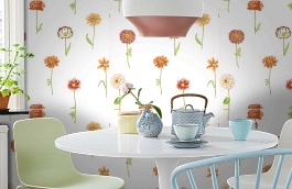 Обои 839-F-96104 фото в интерьере кухни превью