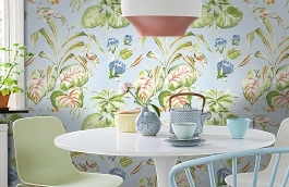 Обои F91148 фото в интерьере кухни превью