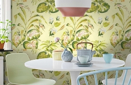 Обои F91150 фото в интерьере кухни превью