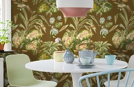 Обои F91151 фото в интерьере кухни превью