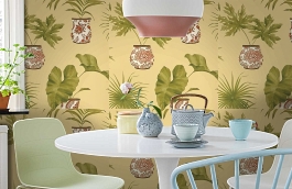 Обои F91155 фото в интерьере кухни превью