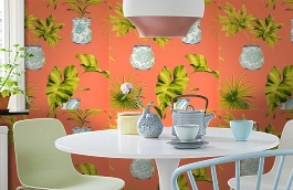 Обои F91158 фото в интерьере кухни превью