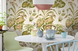 Обои F91159 фото в интерьере кухни превью