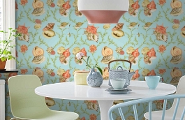 Обои F95746 фото в интерьере кухни превью