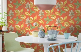 Обои F95754 фото в интерьере кухни превью