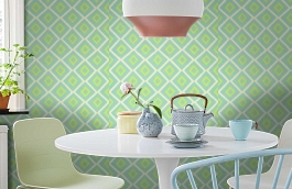 Обои F99192 фото в интерьере кухни превью