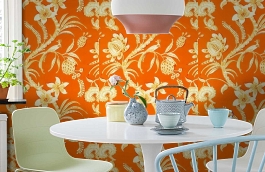 Обои F99252 фото в интерьере кухни превью