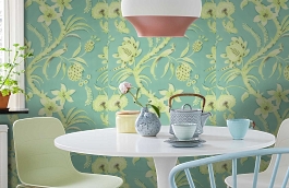 Обои F99253 фото в интерьере кухни превью