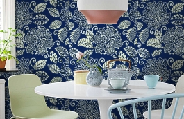 Обои F99266 фото в интерьере кухни превью