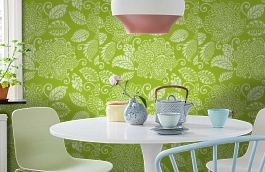 Обои F99267 фото в интерьере кухни превью