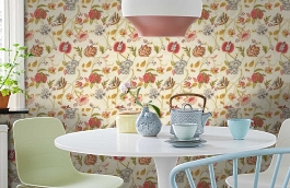 Обои W72780 фото в интерьере кухни превью