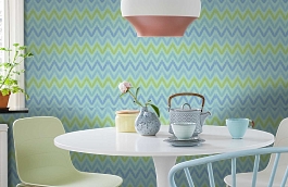 Обои W75725 фото в интерьере кухни превью