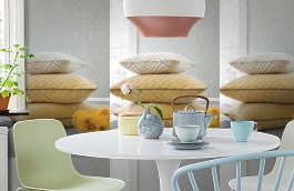 Обои WQB79428 фото в интерьере кухни превью