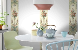 Обои EN23003F фото в интерьере кухни превью