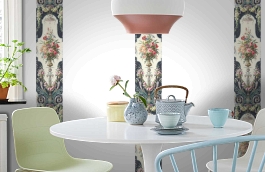 Обои EN23012F фото в интерьере кухни превью