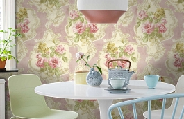 Обои SV81801F фото в интерьере кухни превью