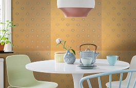 Обои KTE01012 фото в интерьере кухни превью