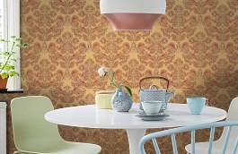 Обои KTE01016 фото в интерьере кухни превью