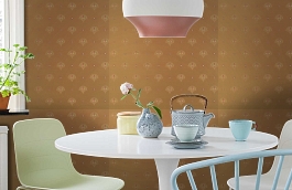 Обои KTE01018 фото в интерьере кухни превью