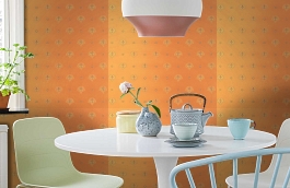 Обои KTE01024 фото в интерьере кухни превью