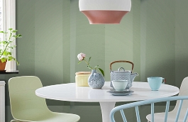 Обои SF1017 фото в интерьере кухни превью