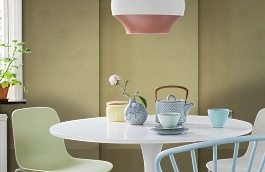 Обои SF1028 фото в интерьере кухни превью