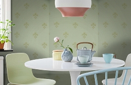 Обои SF1088 фото в интерьере кухни превью