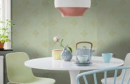 Обои SF1089 фото в интерьере кухни превью