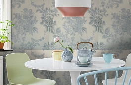 Обои KTE12027 фото в интерьере кухни превью