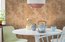 Обои KTE12030 фото в интерьере кухни превью