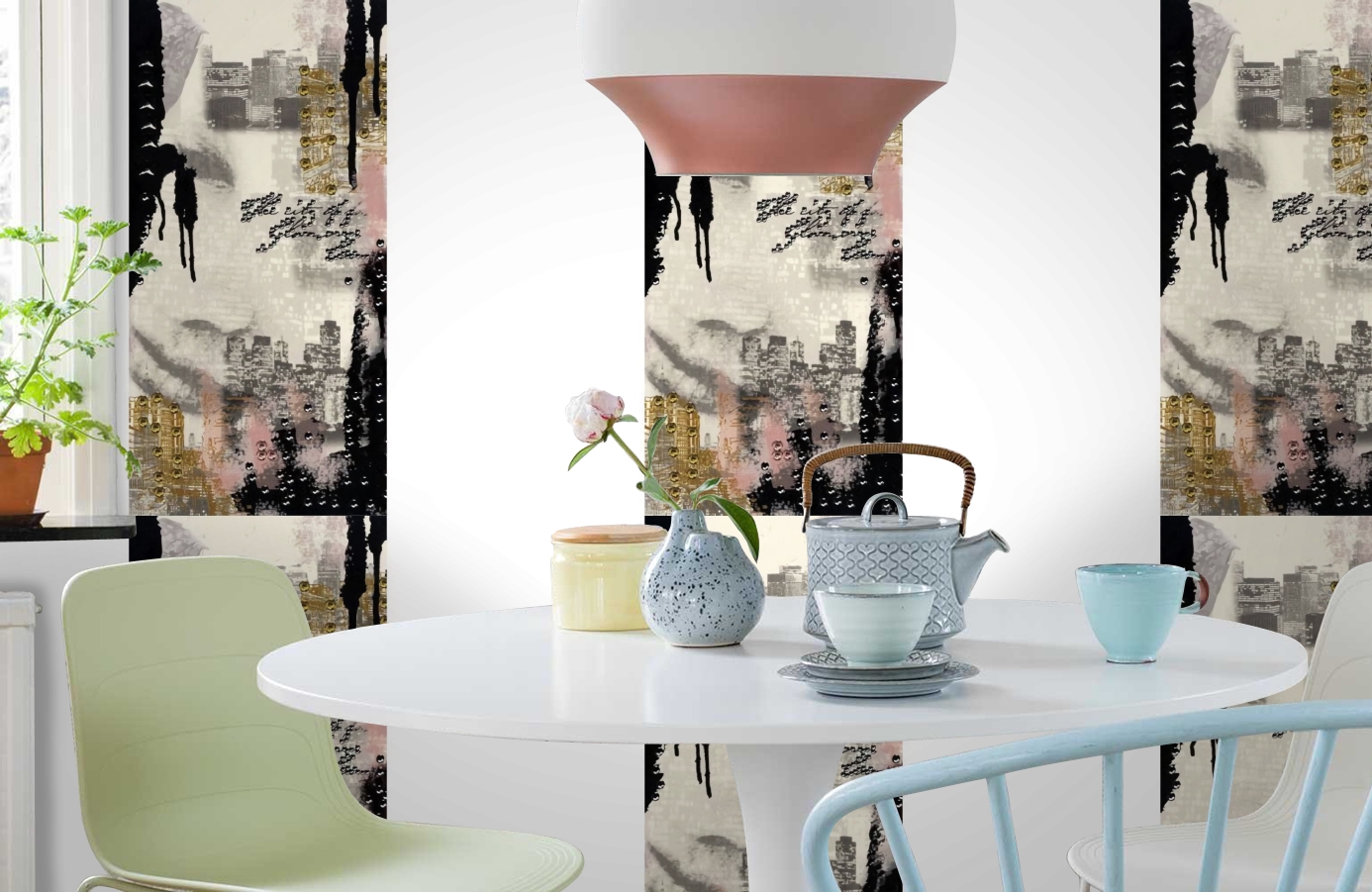 Обои SL 4 803 1630 260*139,5 фото в интерьере кухни