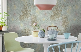 Обои 14 NC-K фото в интерьере кухни превью