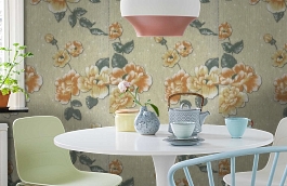 Обои 7 NC-F фото в интерьере кухни превью