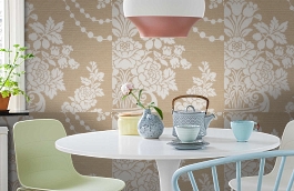 Обои KT4538 фото в интерьере кухни превью