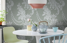 Обои KT4548 фото в интерьере кухни превью