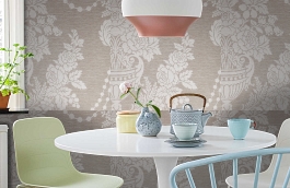 Обои KT4580 фото в интерьере кухни превью