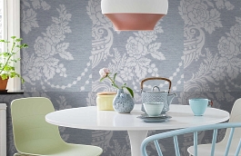 Обои KT4586 фото в интерьере кухни превью