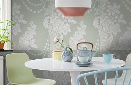 Обои KT4598 фото в интерьере кухни превью