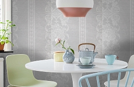 Обои KT7915 фото в интерьере кухни превью