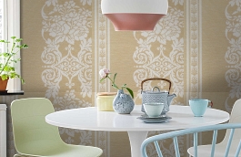 Обои KT7975 фото в интерьере кухни превью