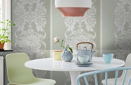 Обои KT7998 фото в интерьере кухни превью