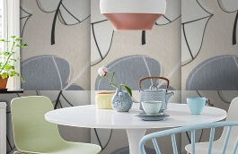 Обои KT80072 фото в интерьере кухни превью