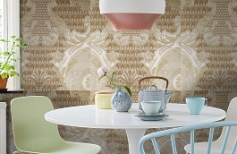 Обои KTE08009 фото в интерьере кухни превью