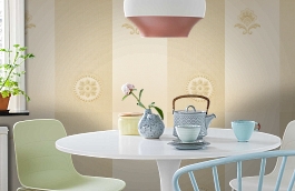 Обои KTE08011 фото в интерьере кухни превью