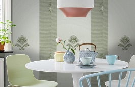 Обои KTE08023 фото в интерьере кухни превью