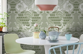 Обои KTE08024 фото в интерьере кухни превью