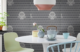 Обои KTE08028 фото в интерьере кухни превью